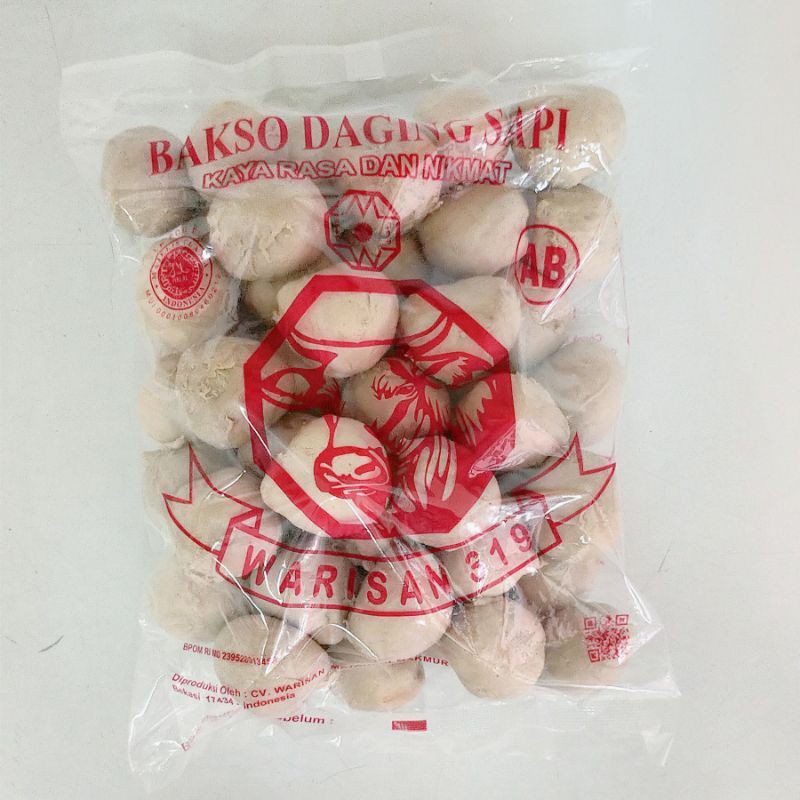 

Warisan Bakso (AB) Merah 50pcs Instant Sameday Ready Poris