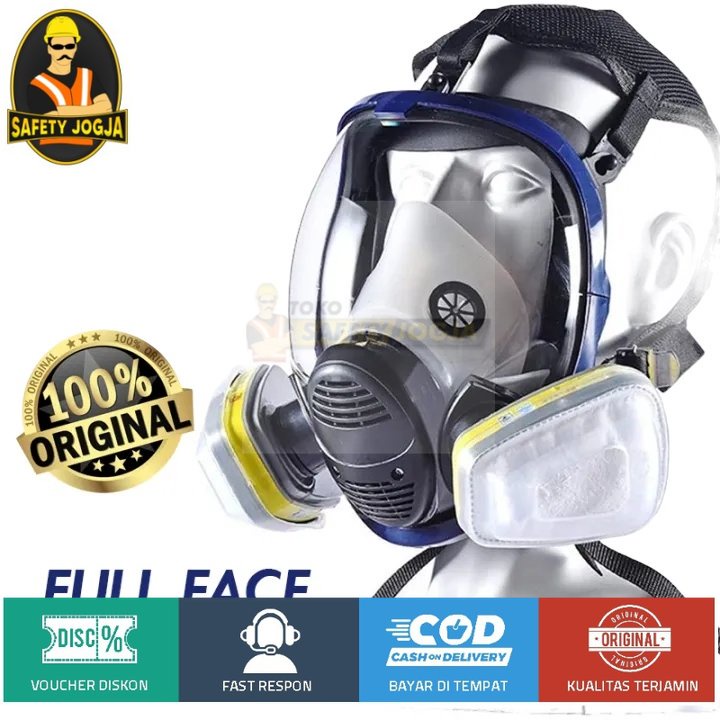 Masker Gas Acid 6002CN Filter 6800 No Color
