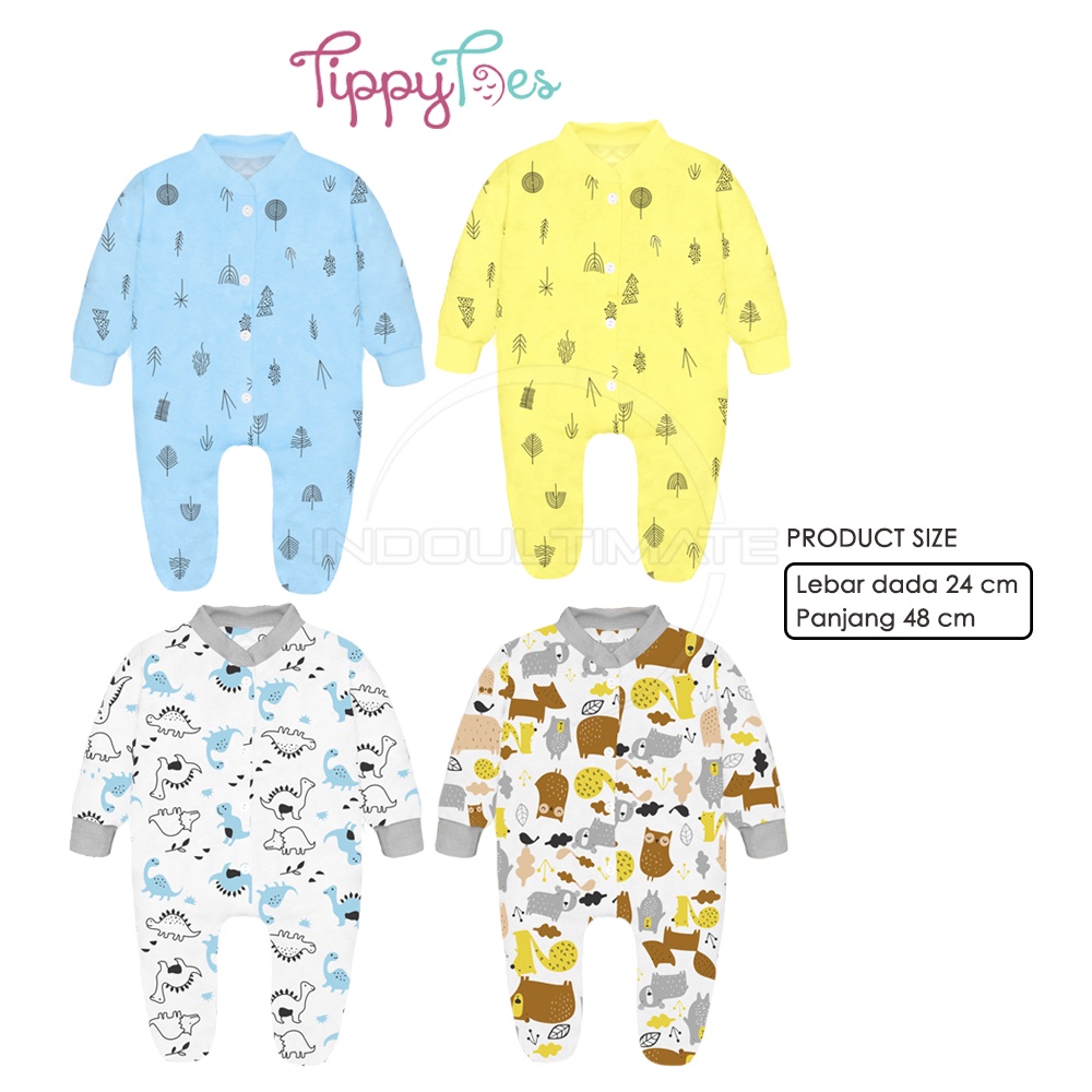 BC-021KK Jumper Bayi Kaki Tutup Sleepsuit Kaki Tutup 100% COTTON Jumper Bayi 0-3 Bulan Jumpsuit Jumsuit Panjang Bayi Baju Baju Tidur Bayi Anak Piyama Bayi Setelan Baju Bayi Lengan Panjang Laki-Laki Perempuan