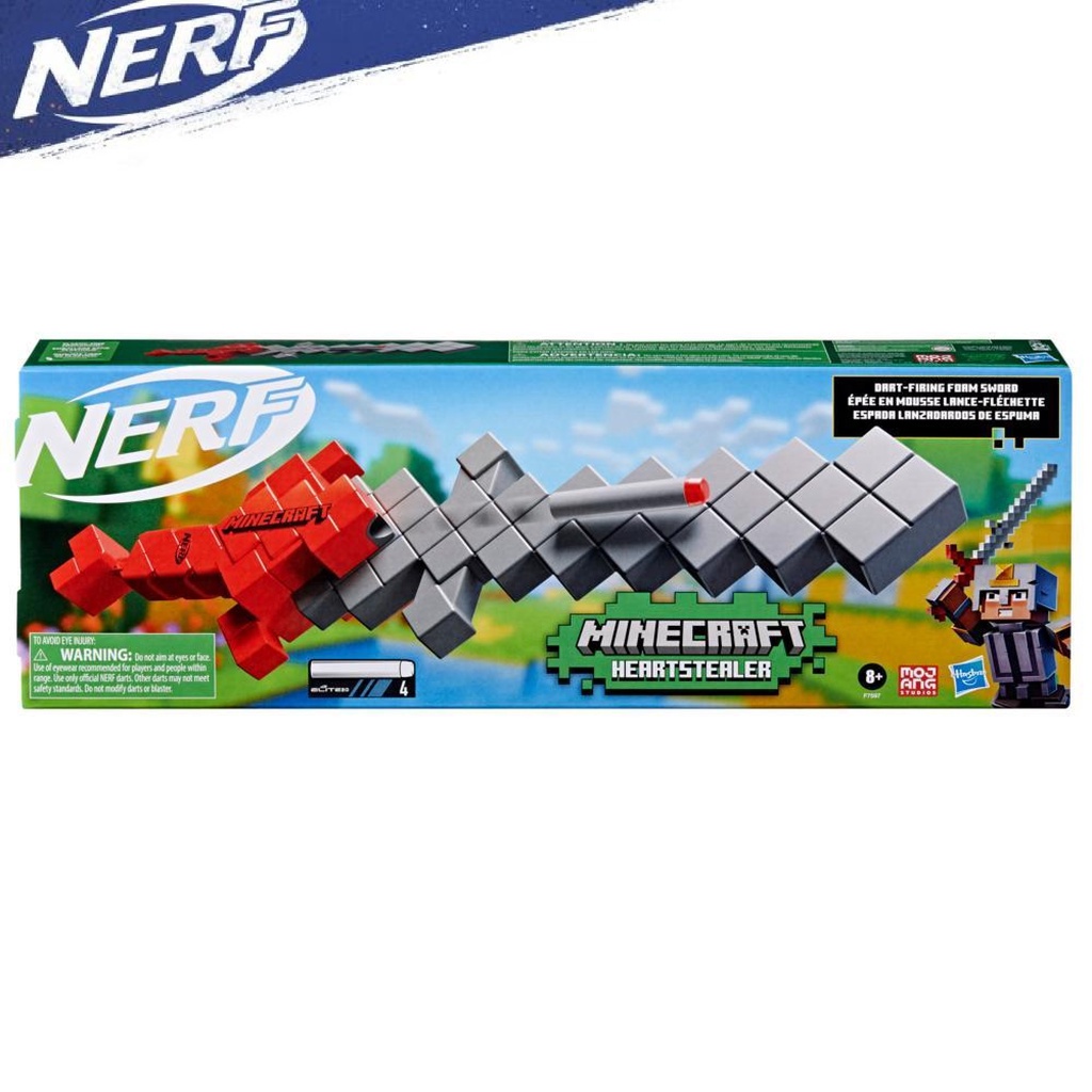 NERF Minecraft Dungeons Heartstealer Dart-Firing Sword Blaster