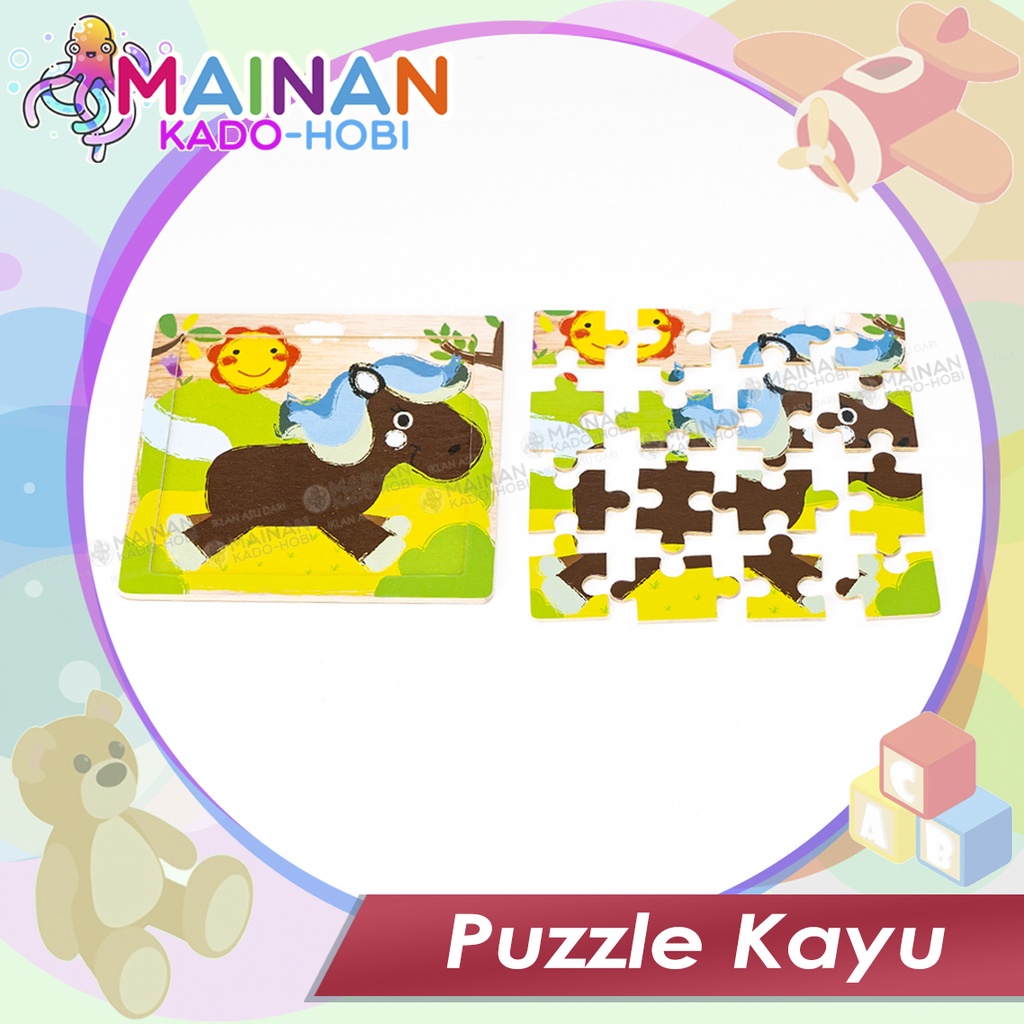 HADIAH KADO HOBI MAINAN KOLEKSI SOUVENIR ANAK PUZZLE KAYU