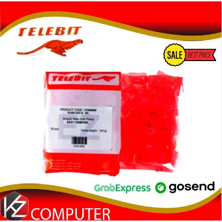 conector RJ45 Cat 6 Telebit Original