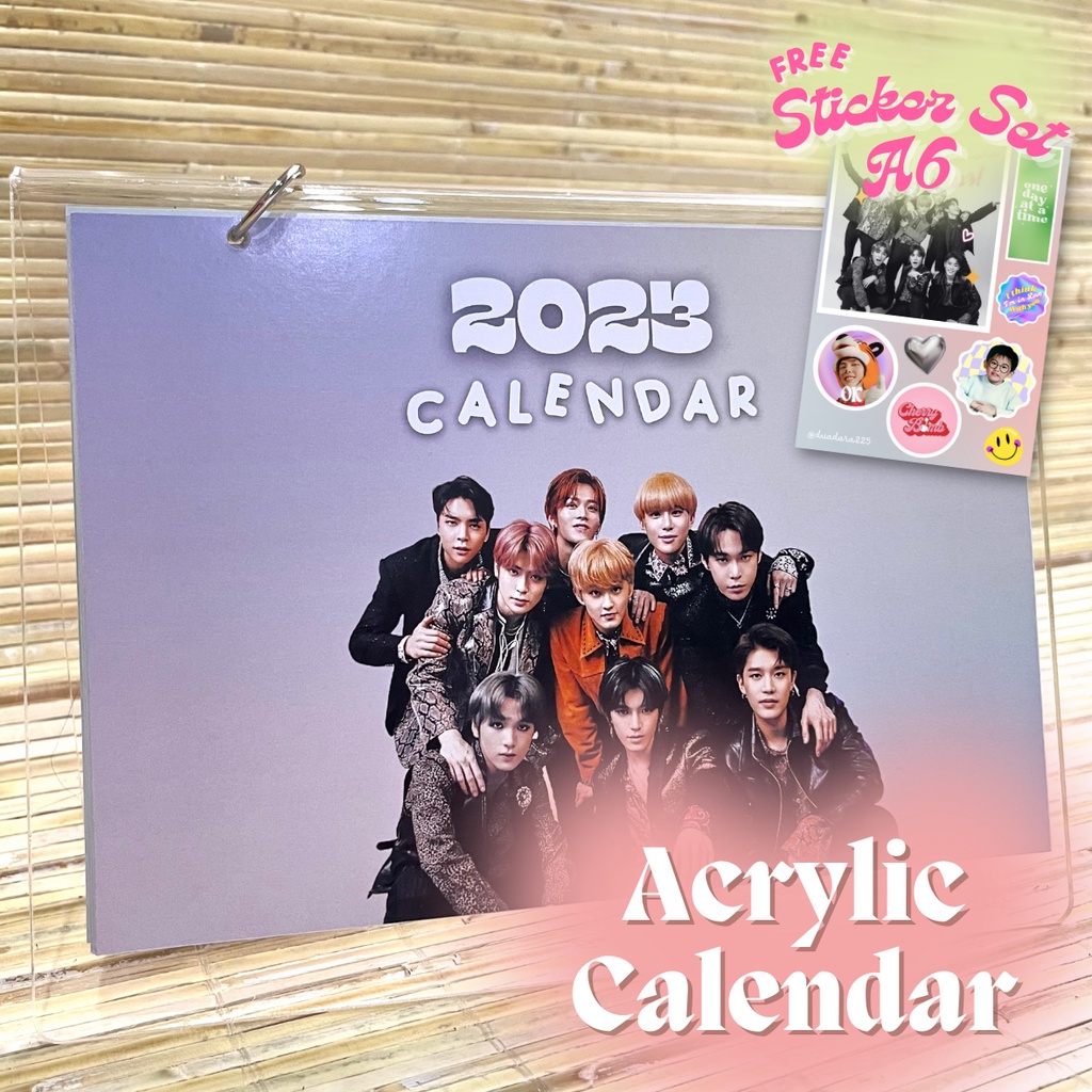 

Kalender Akrilik NCT 2023 (FREE Sticker Set NCT)!!!
