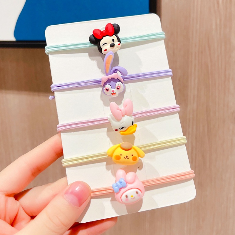 [MTOYS] Ikat Rambut Karakter Lucu / Karet Rambut Anak Perempuan Cewek Wanita Aksesoris Fashion - SH2009