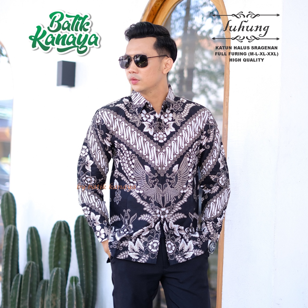 Kanaya Baju Batik Pria LUHUNG Full Furing