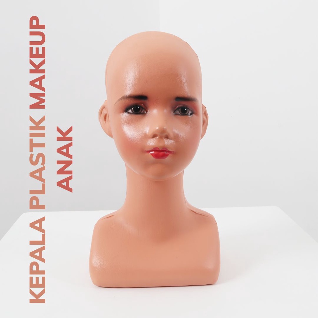 Jual Patung Manekin Kepala PlastikAnakBayi Kecil Make Up DM 72 Display