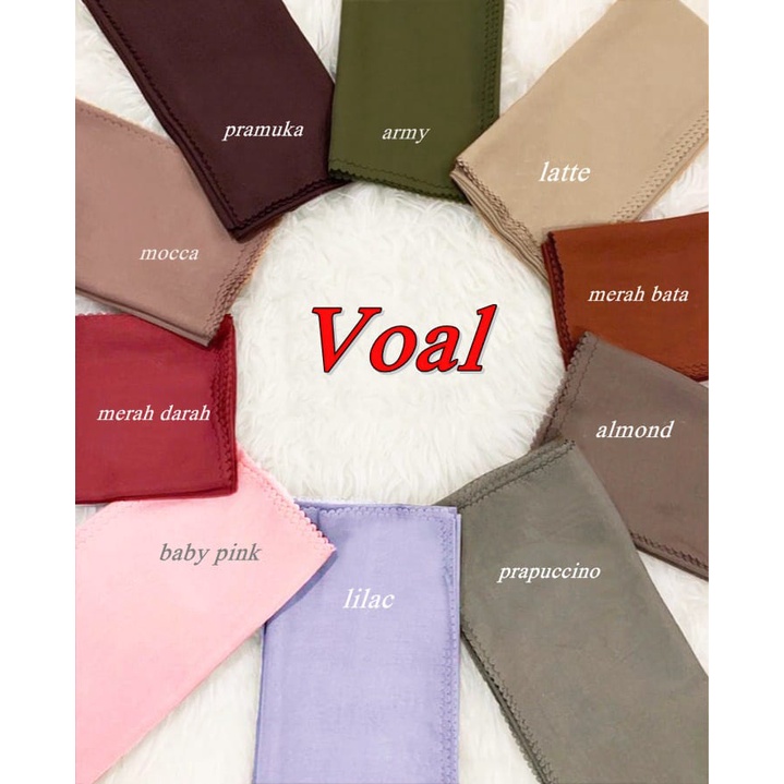 Promo Diskon Anniversary Sale - ZM Zaskia Mecca - Sana Hijab Wangi - Jilbab Segi Empat Voal Polos