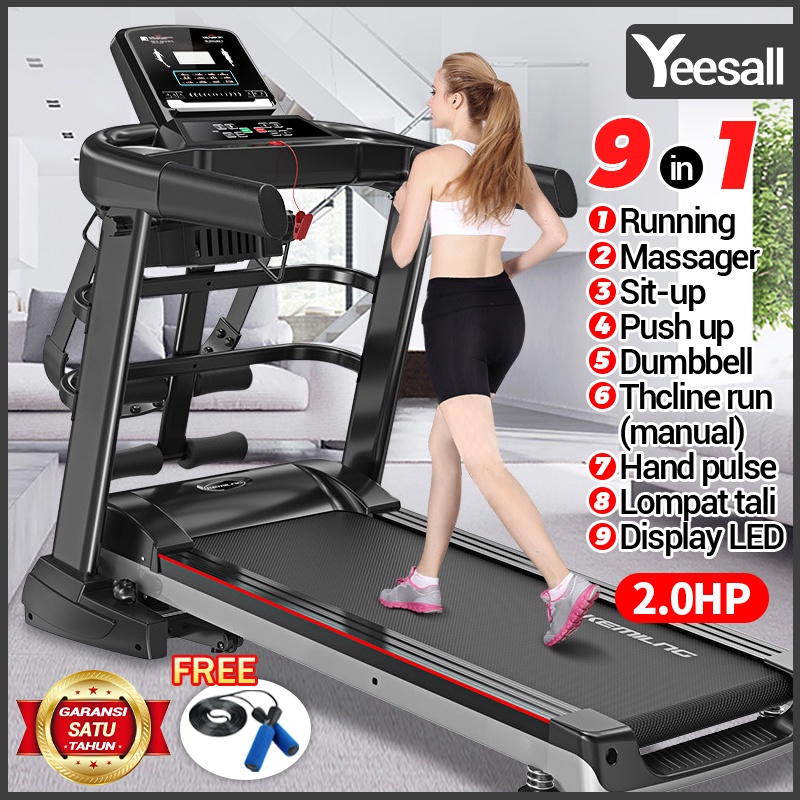 Jual Treadmill Listrik Alat Fitness Treadmill Elektrik Led