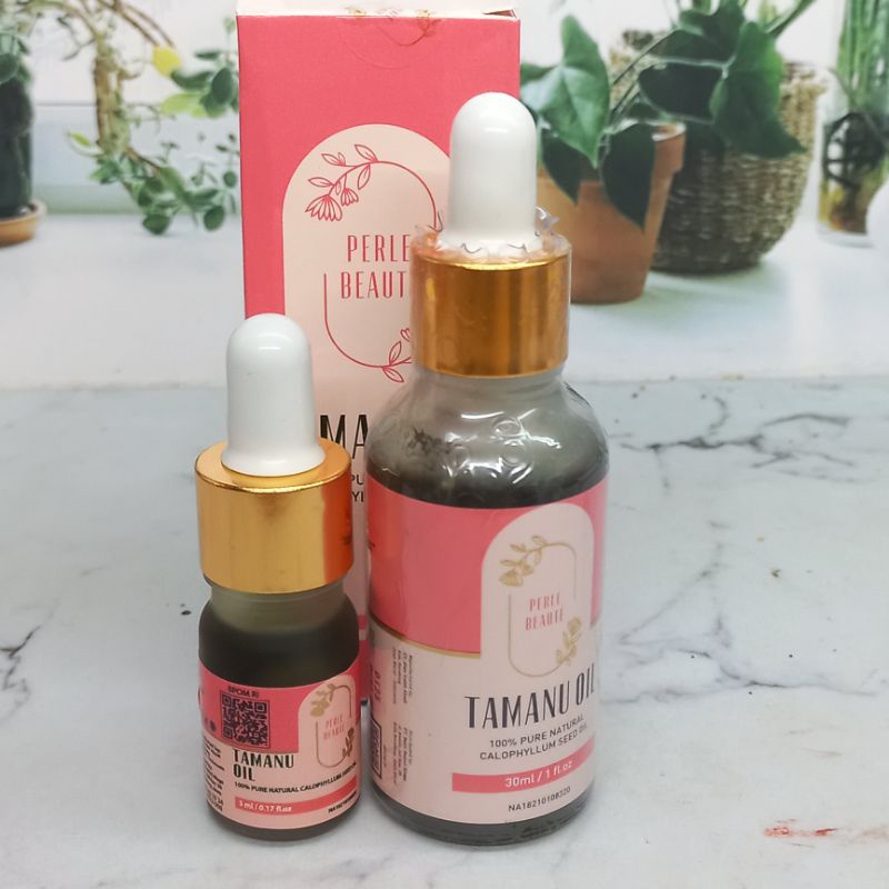 TAMANU OIL BY PERLE 2 UKURAN BEAUTE BEST SELLING FACEOIL BPOM