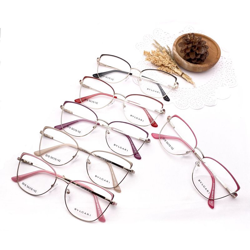 frame kacamata cat eye bahan besi wanita 2018
