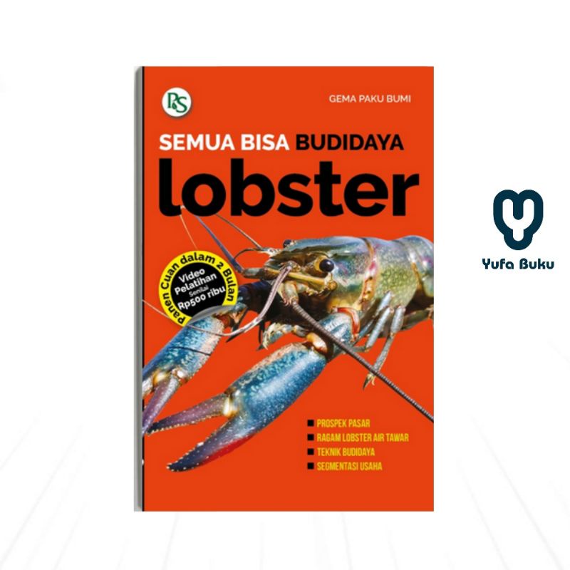 Buku Lobster Semua Bisa Budidaya Lobster Trubus Grup YUFABUKU