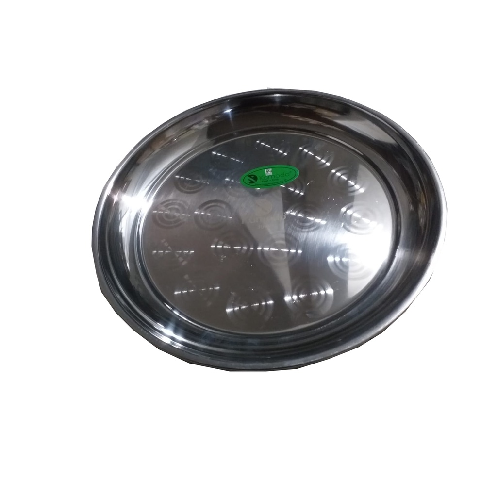 Nampan Bulat No. 30 Komodo Stainless Steel