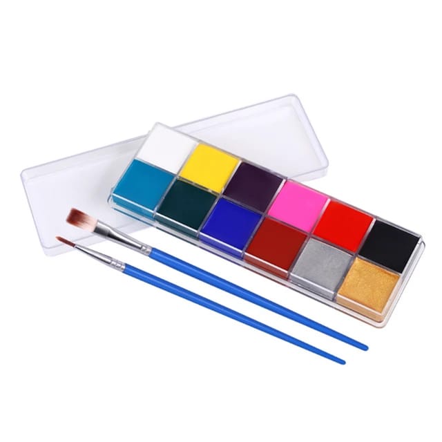 Ready Set Cat Wajah 12 Warna Art Face Painting