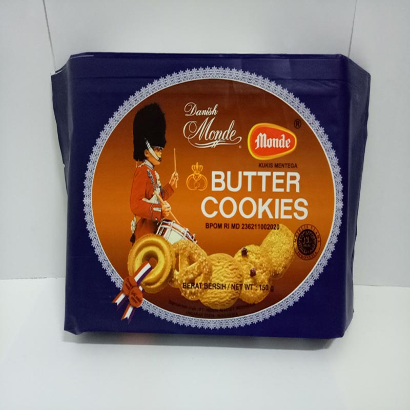 

Monde Biscuit Butter Cookies Blue 150Gr