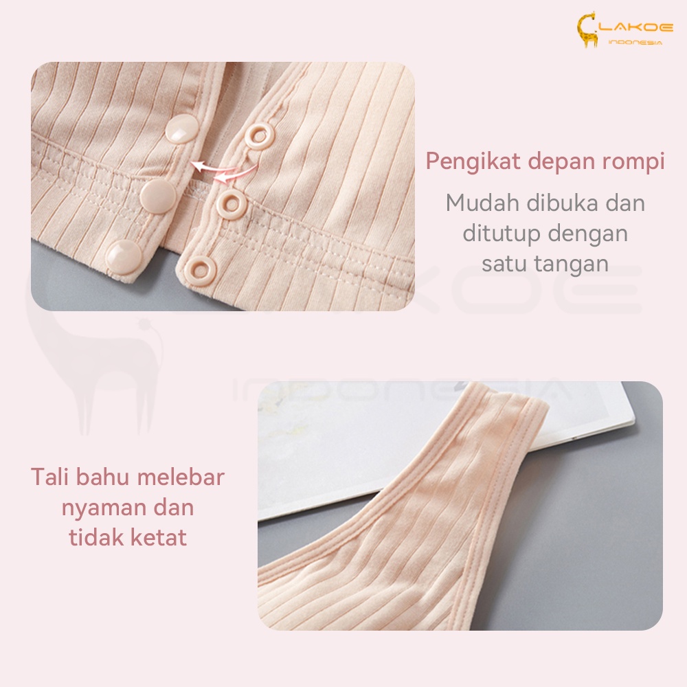 Nursing Bra Tanpa Kawat Bh Menyusui bahan katun