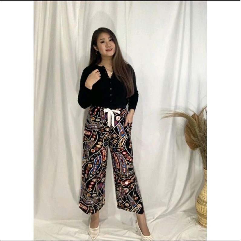 CELANA KULOT WANITA IMPORT KATUN RAYON