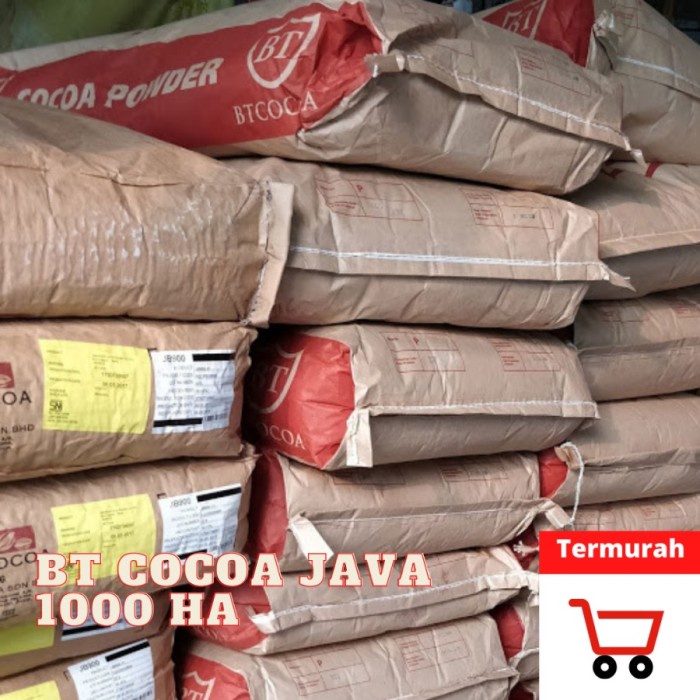

Bt Cocoa Java Dark Powder Bt1000Ha 1 Kg Coklat Asli Cokelat Bubuk