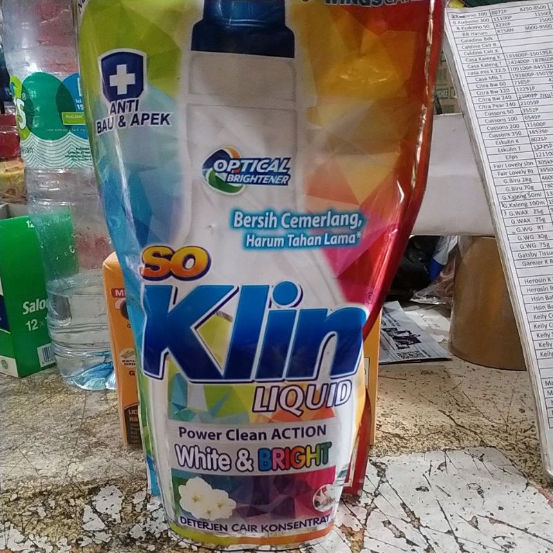 so klin liquid white bright 720ml.