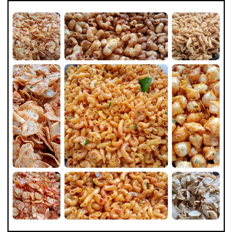 

{ANEKA SNACK MURAH 500g} BASRENG/SIOMAY/MAKARONI/KERUPUK/MAKRONI/KRUPUK
