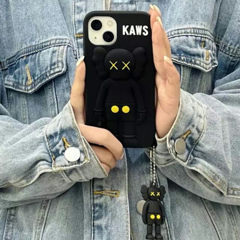 Softcase KAWS 3D Silicone For lPH0NE 6 - 14 PM (no mini)