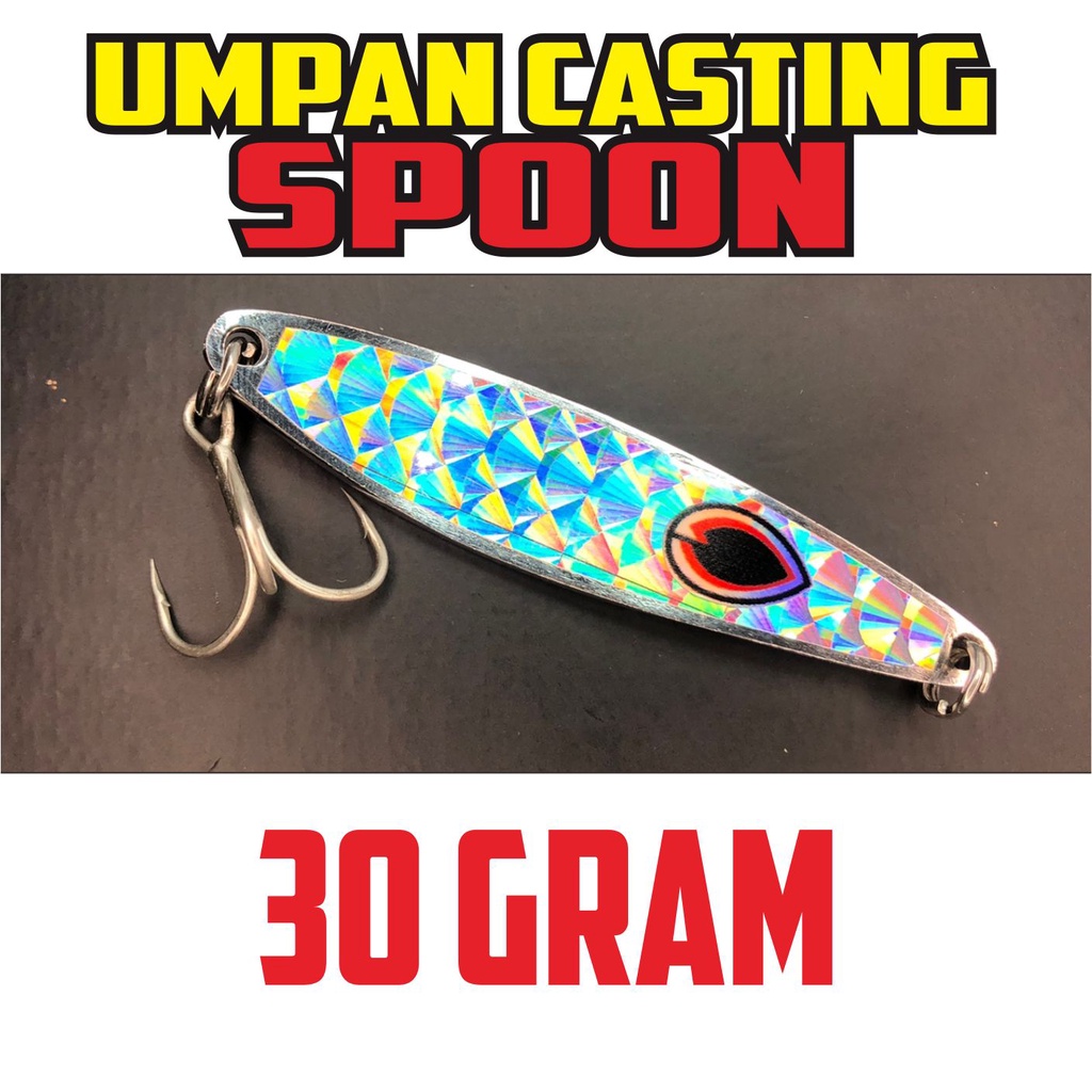 Umpan Casting Spoon Umpan Tengiri Gt Baracuda