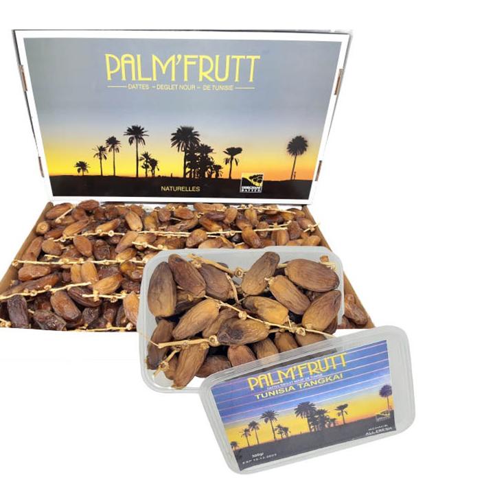 

Termurah[KP8]-KURMA PALM FRUTT / PALM FRUTT 500 gr ( 2 box ) 2 pcs / Kurma tunis Tangkai / oleh oleh haji umroh