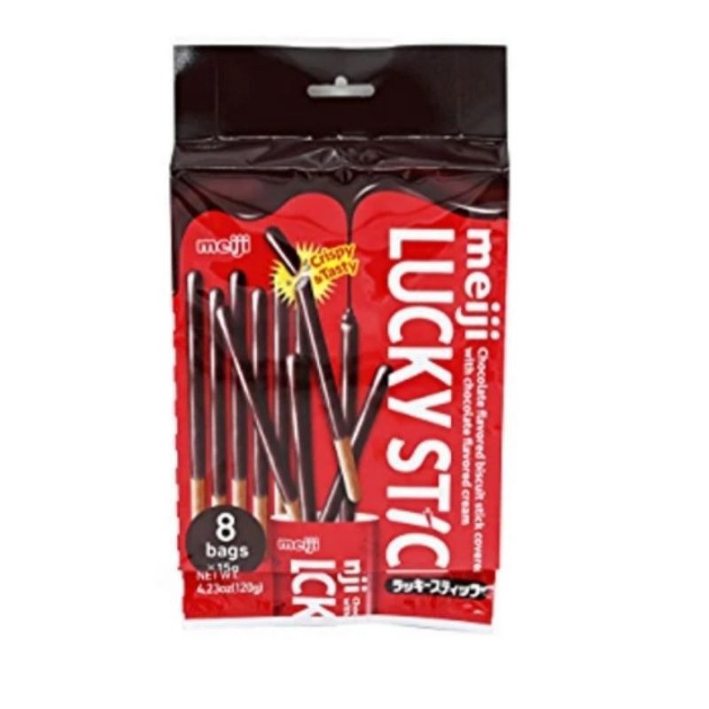 

Meiji Lucky Stick Chocolate 120 gr | Biskuit Stick Lucky Meiji 120 gr