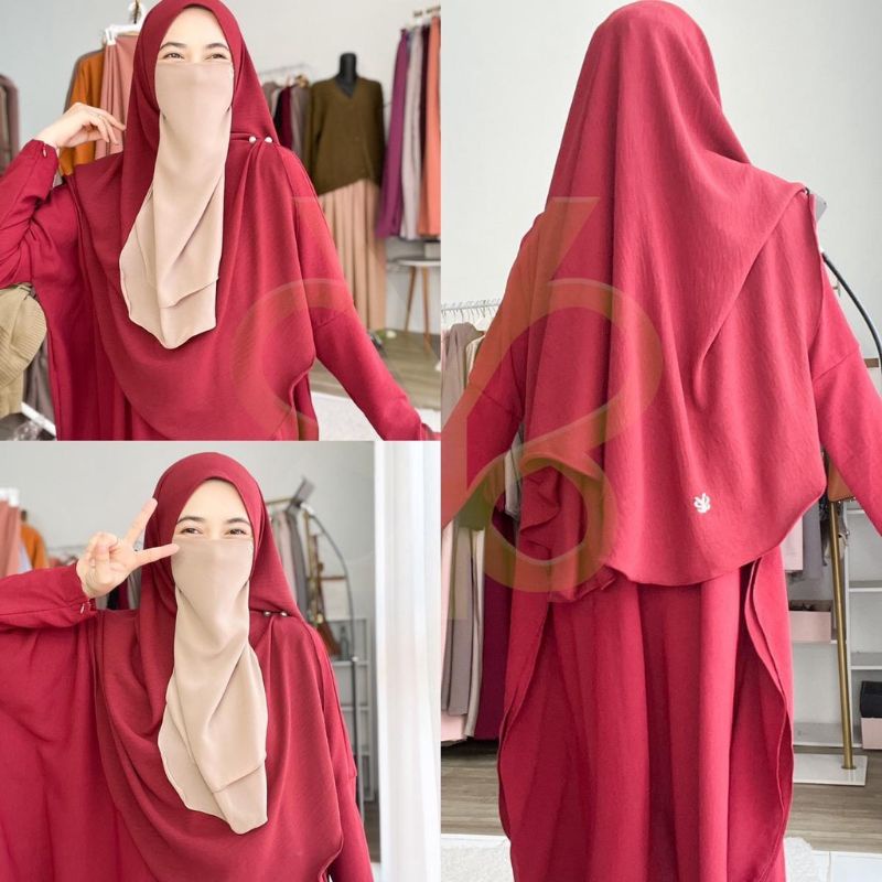 Pashmina curve||Crinkle airflow by yoora sarah ||Terbaru