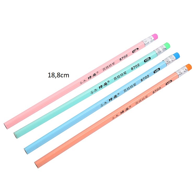 10pcs Pensil Pencil HB Warna Pastel Asthetic OSM-ST0208