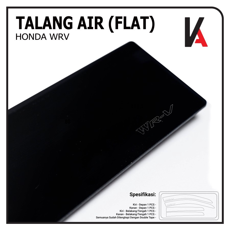 TALANG AIR PINTU MOBIL HONDA WRV MODEL FLAT RATA HIGH QUALITY