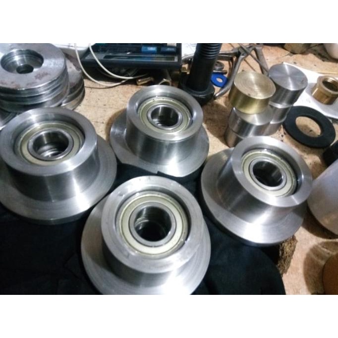 roda lift besi bukan coran Unp 5cm