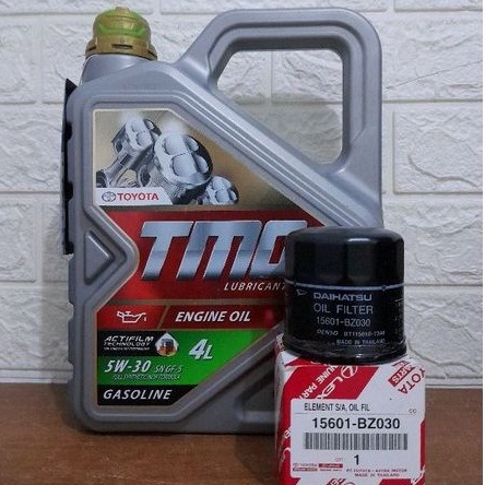 Paket oli toyota 5w-30+filter oli avanza/xenia/calya/sigra/rush/terios