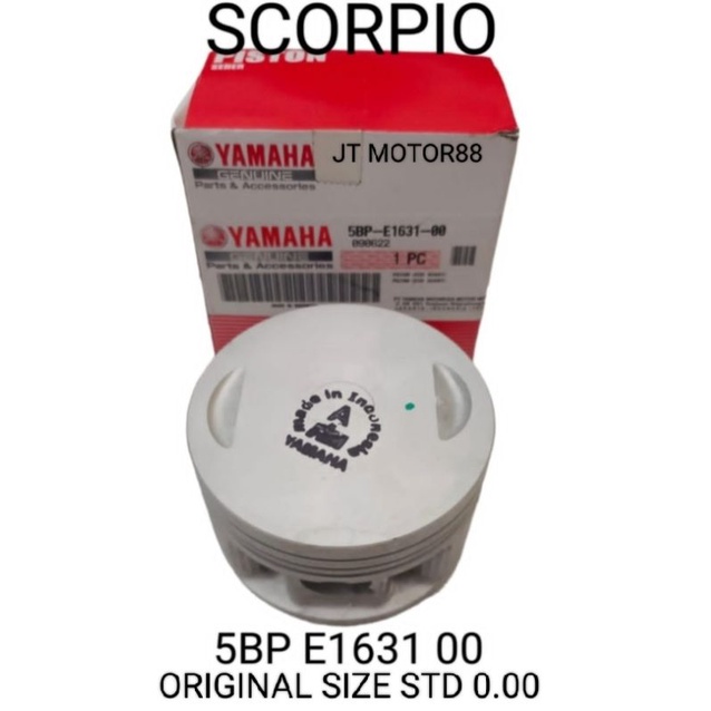 PISTON SEHER ONLY SCORPIO SIZE 0.00 STD ORIGINAL 5BP E1631 00