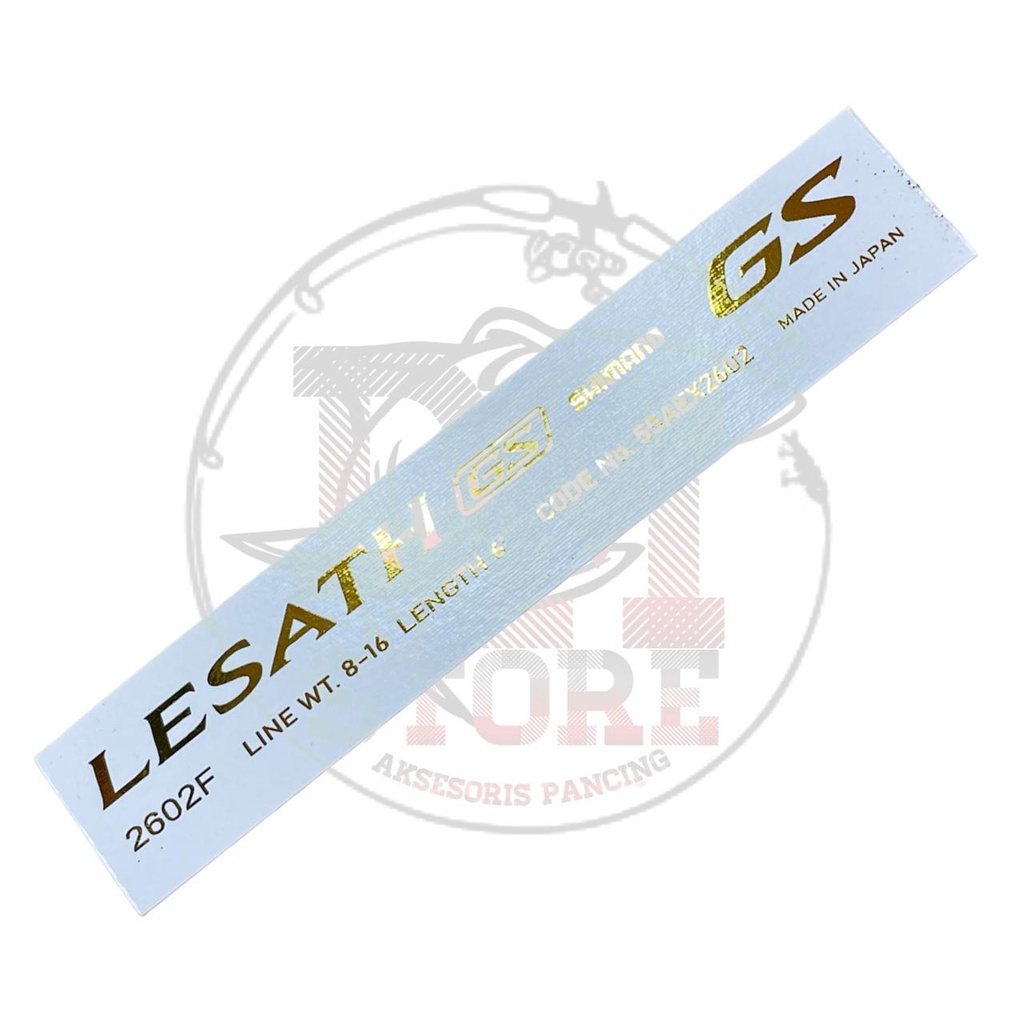 Stiker decal shimano lesath gs - decal joran lesath