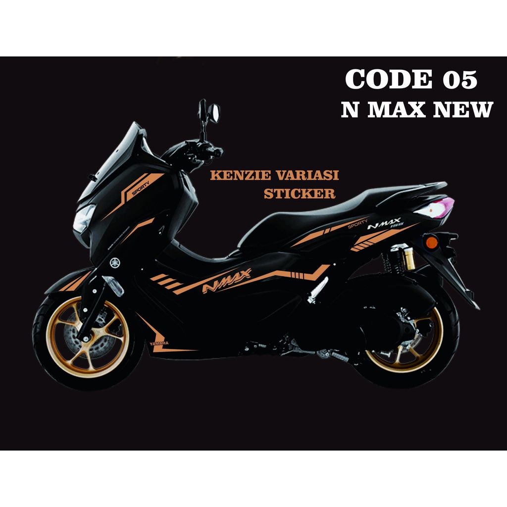 AKSESORIS YAMAHA N MAX, Stiker Cuting Striping List Body VARIASI MOTOR YAMAHA Nmax NEW model 2023  #