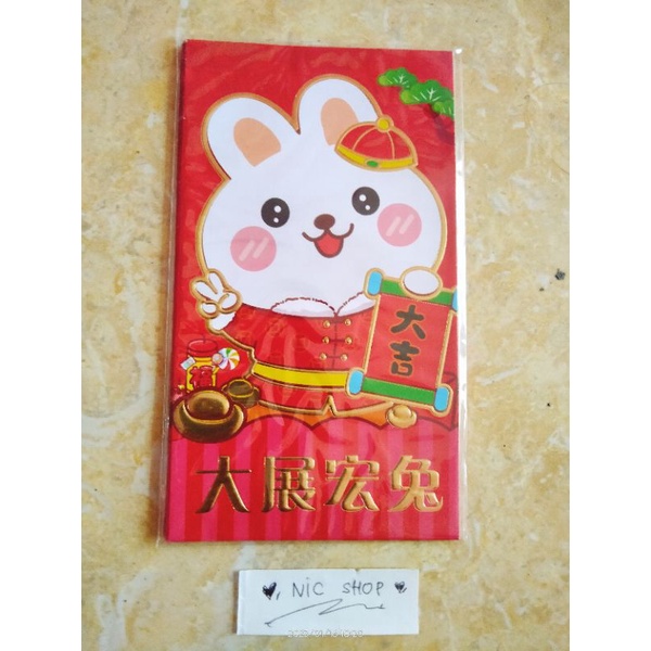 

Angpao Imlek Panjang Rabbit Kelinci Lucu Cute Karakter Animal Amplop Hongpao Murah