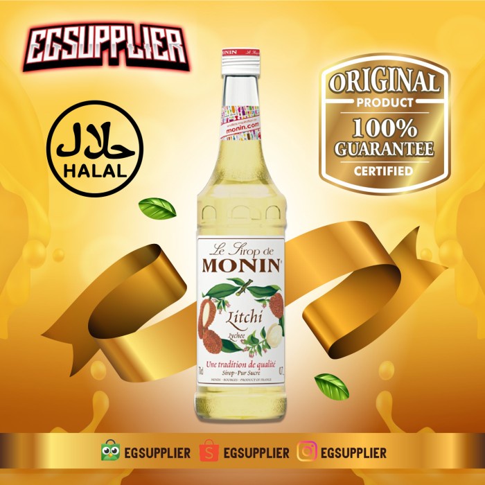 

MONIN SYRUP LYCHEE 700ML