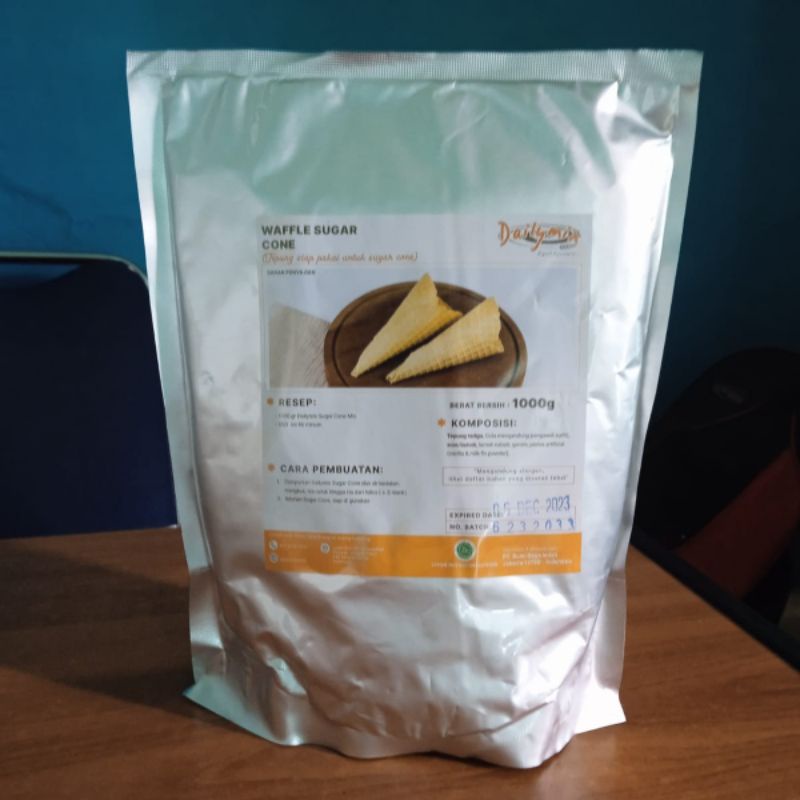 

Premix Sugar Cone Waffle Murah Kemasan 1 Kg Bahan Kue Instan Original