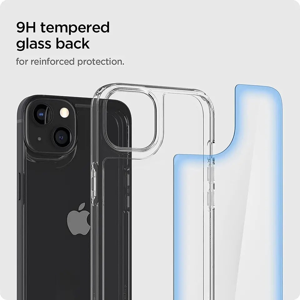 SPIGEN Neo Hybrid Crystal Clear Iphone 11 12 13 14 pro max Case Cover Casing Transparan Bening