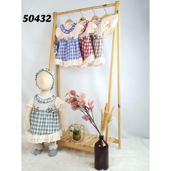 VERRY VERA - DRESS DAN PITA BAYI 0-1TAHUN  - SETELAN BAJU ANAK PEREMPUAN - SET BAJU BAYI