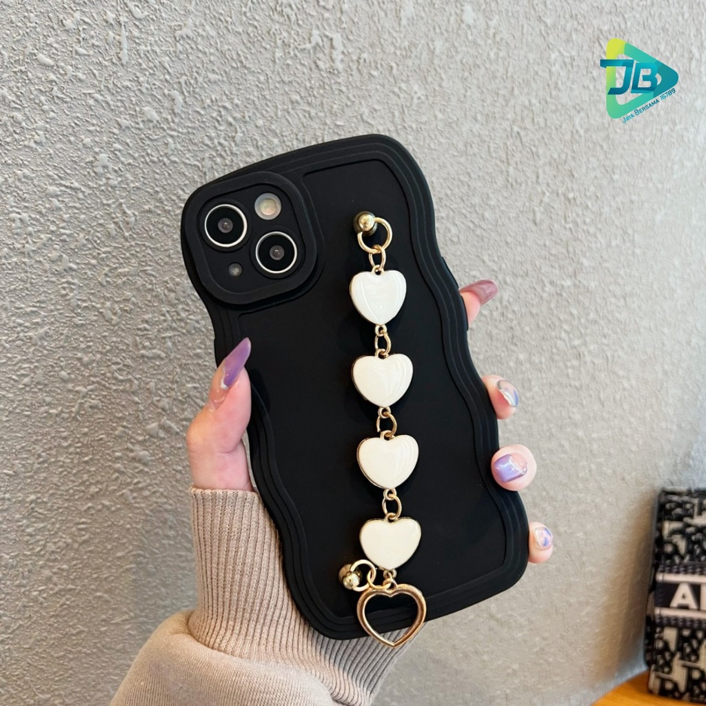 GC05 SOFTCASE GELOMBANG RANTAI LOVE FOR OPPO A3S A1K A5S A7 A11K A12 A15 A16 A55 A17 A17K A31 A8 A37 NEO 9 A39 A57 A9 A5 A52 A92 A53 A33 2020 A54 A55 A57 2022 A77S JB6982