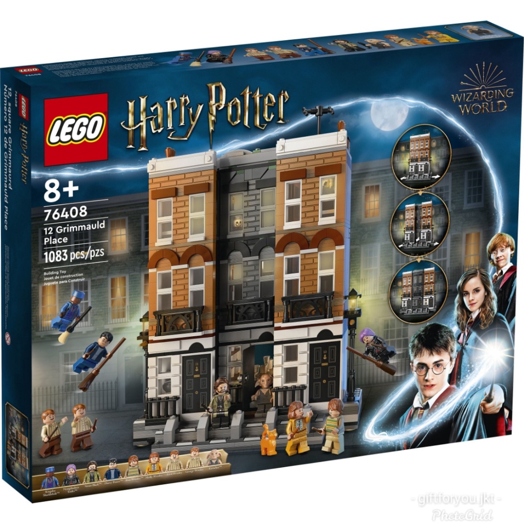 Lego Harry Potter 76408 12 Grimmauld Place Bricks Figure Film Movie Mainan Toy Building Bangunan Rep