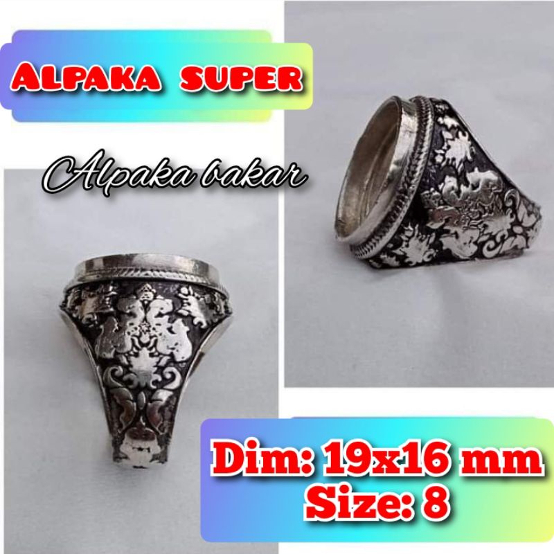 Emban batu akik alpaka super alpaka tanam alpaka bakar.07