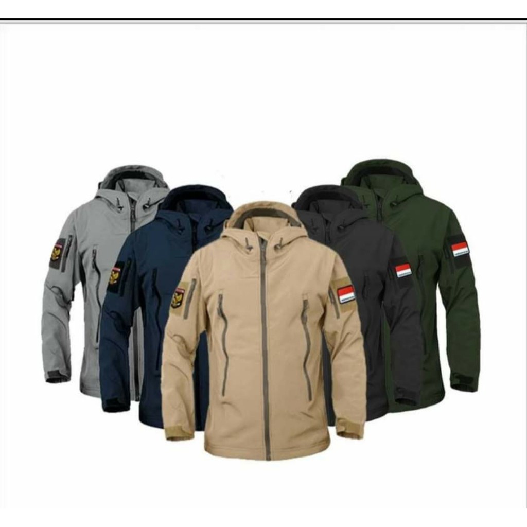 Jaket TAD Import Jaket TAD tactical Bravo Anti Air Jaket Gunung Unisex Pria Wanita