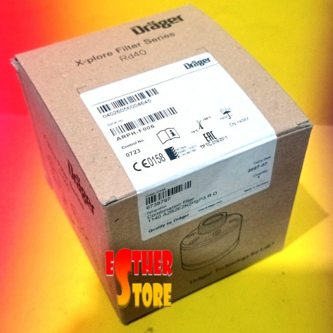 Drager X-plore Filter Series Rd40 Combination 1140 A2B2E2K2HgP3 R D