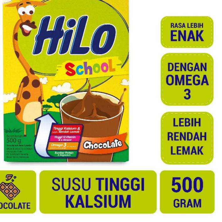 Hilo School Coklat / Vanila Vegiberi / Honey / Strawberry Cheesecake / Cotton Candy / Bubble Gum 500gr