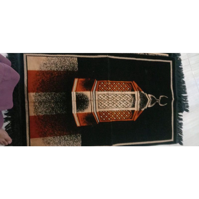 sejadah hitam, sejadah Turki, sejadah ukuran besar, sejadah murah, sejadah tebal