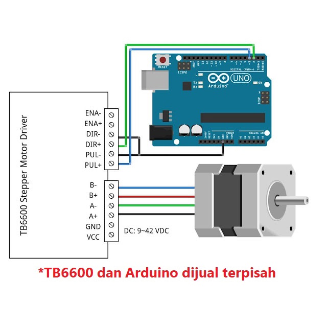 [HAEBOT] Motor Stepper Nema 17 42HS60 As Shaft 5mm CNC Mini 3D Printer Router Plotter Drawing Laser Engraver Slider Bipolar Dinamo DC Induksi 1.5A