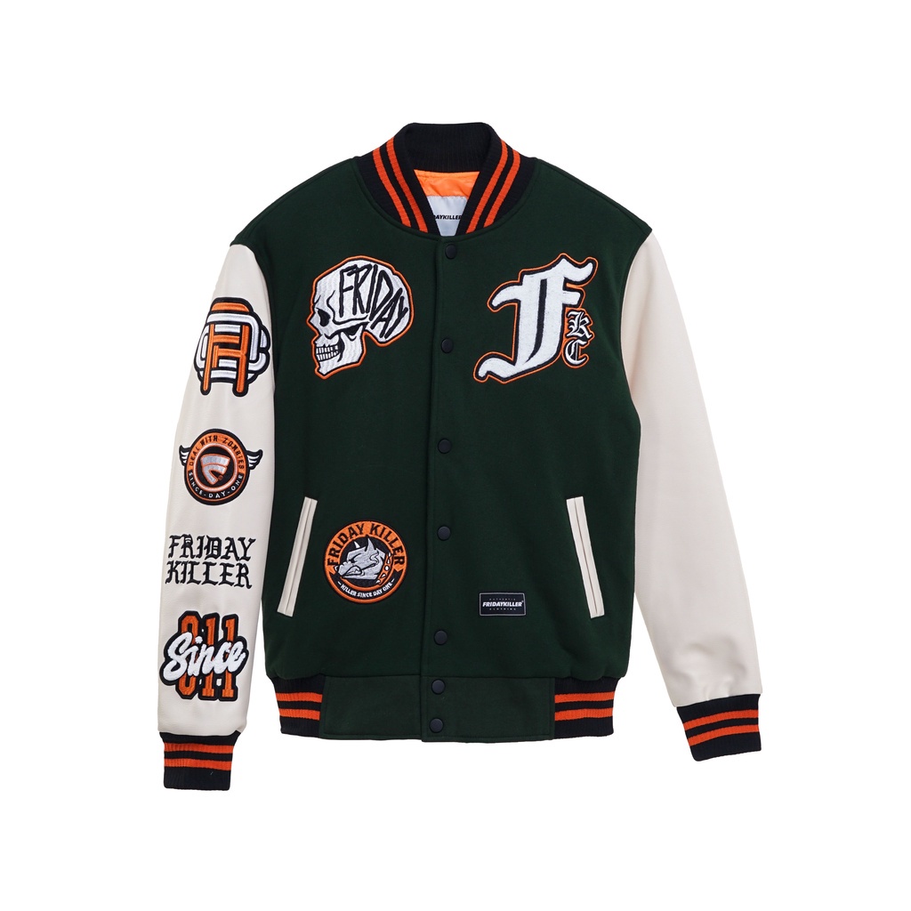 JAKET VARSITY FRIDAY KILLER | BIG F GREEN