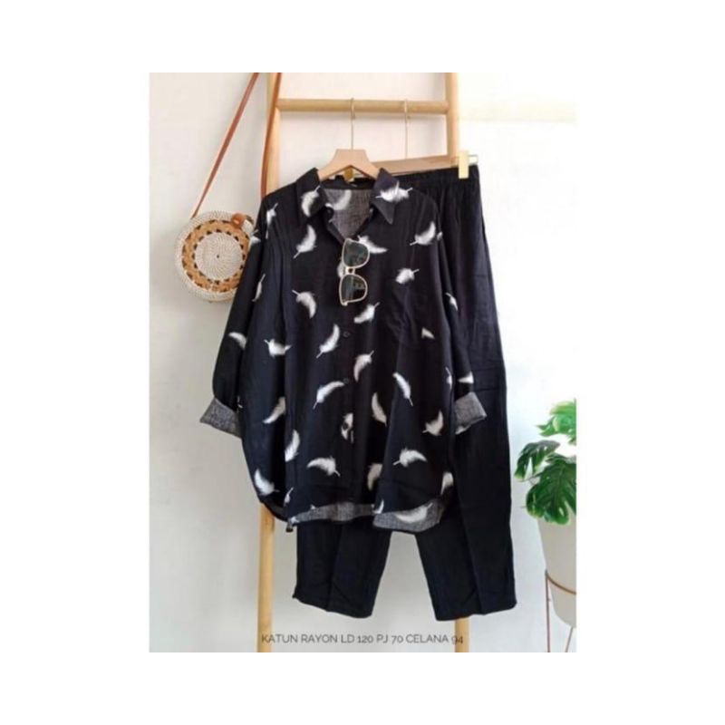 Kemeja Wanita Kekinian Dan Terbaru /Setcel Wanitia Tebaru Zwerty.Shop